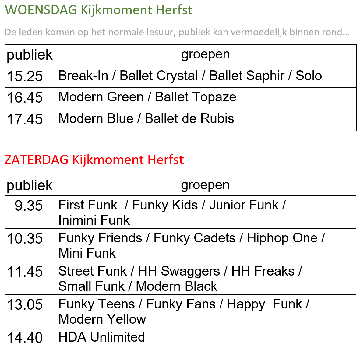 km herfst