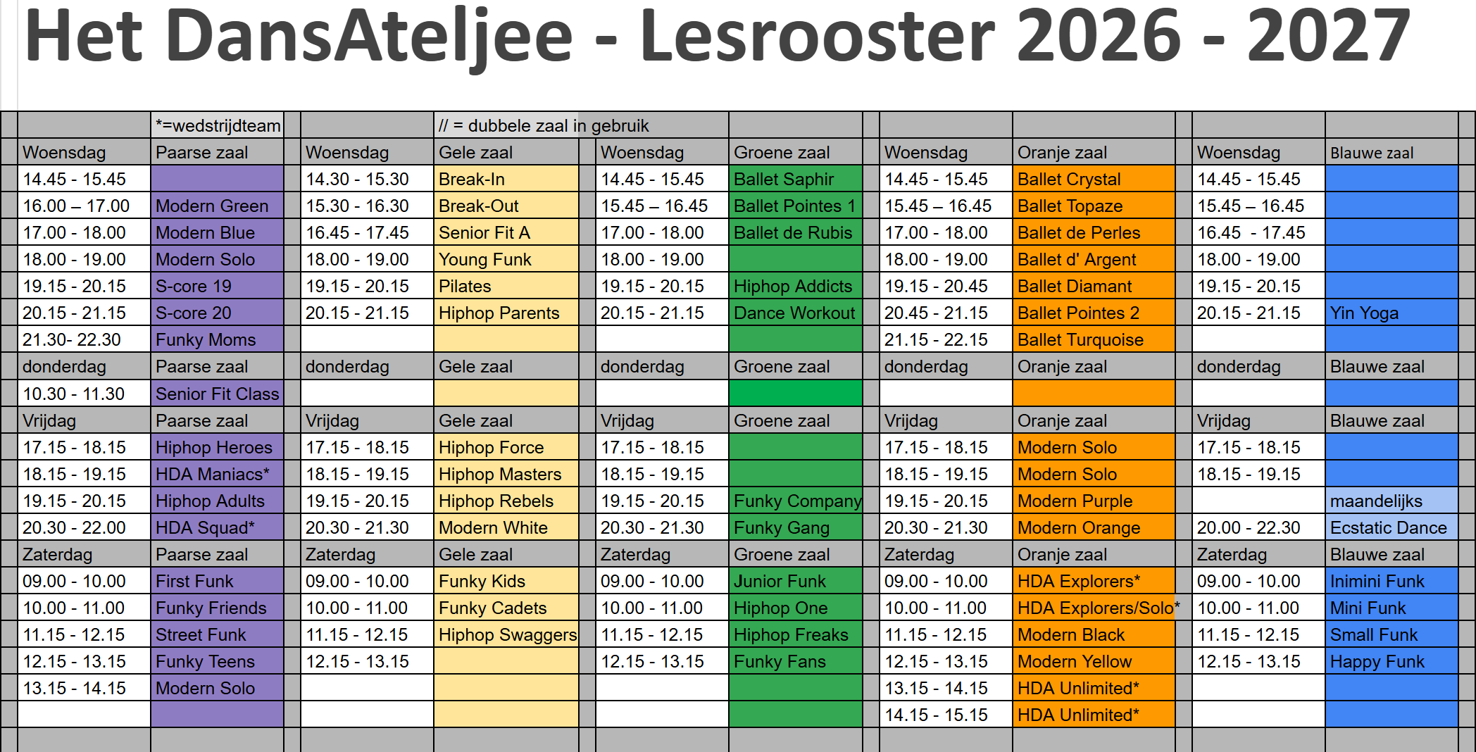lesrooster2526
